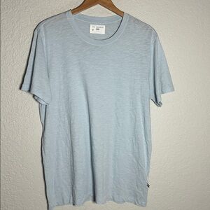 NEW Sol Angeles Blue Slub T-Shirt Short Sleeve Essential Basic Tee Men’s Large